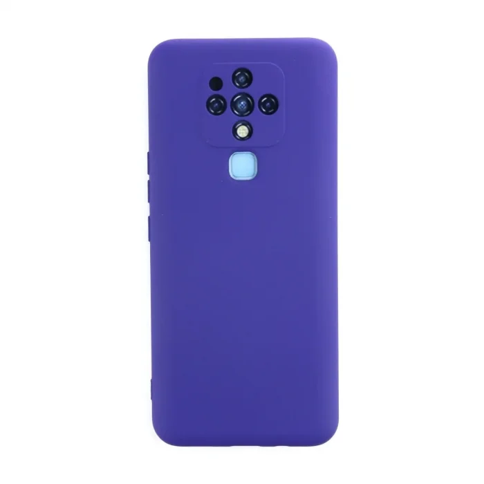 Tecno Camon 16 Kılıf Nano İçi Kadife Silikon - Mor