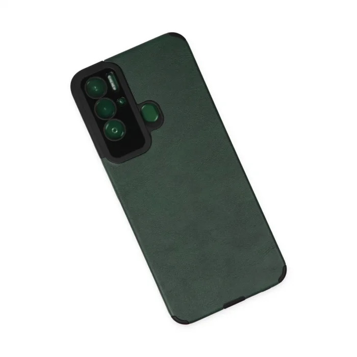 Tecno Pova Neo Kılıf Loop Deri Silikon - Yeşil