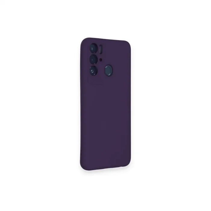 Tecno Pova Neo Kılıf Nano İçi Kadife Silikon - Mor
