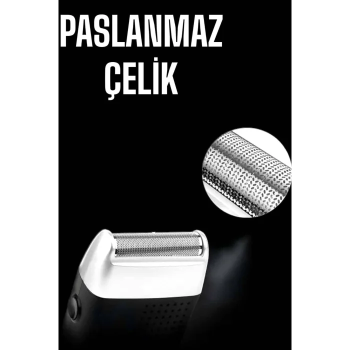 Tıraş Makinesi Islak Ve Kuru Kullanıma Uygun Kablosuz Taşınabilir