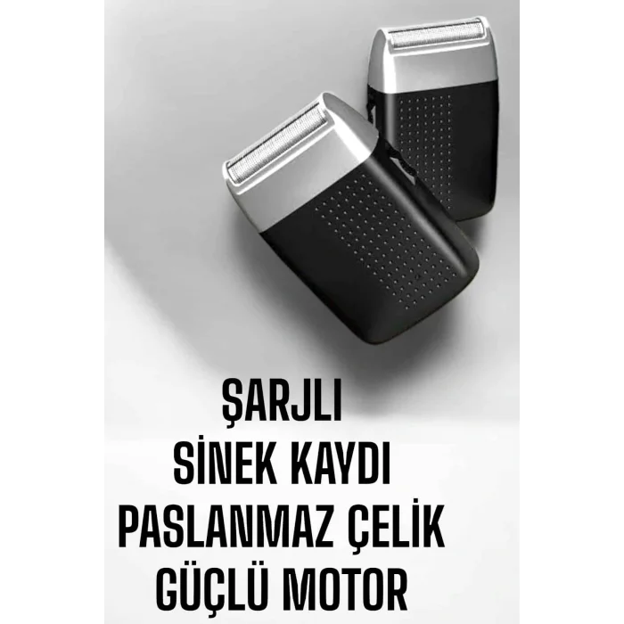 tıraş makinesi Sinek Kaydı Paslanmaz Çelik Taşınabilir Şarjlı