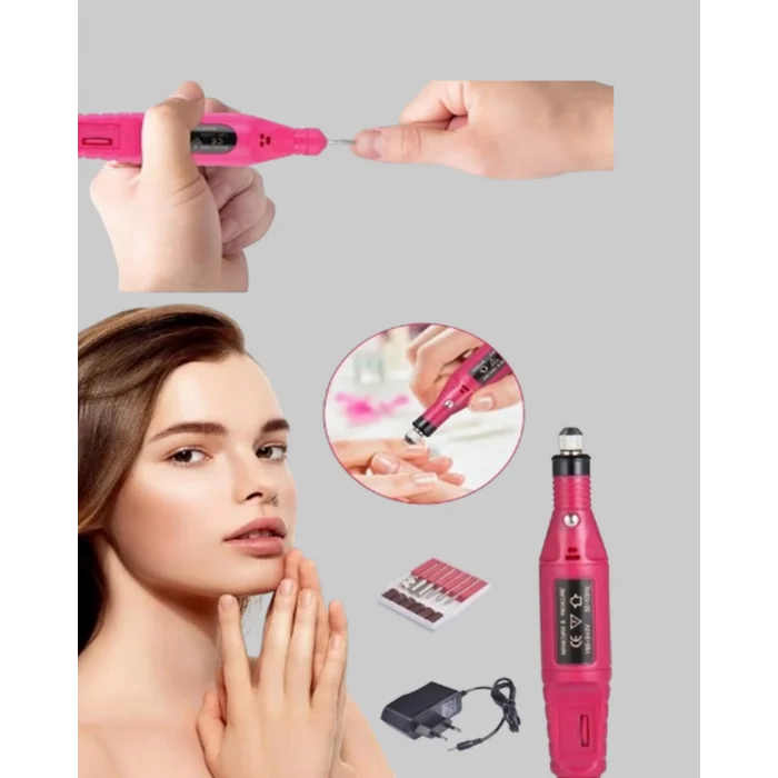 Tırnak Matkap Makinesi – Profesyonel Manikür Pedikür Cihazı, Ayarlanabilir Hız ve Sessiz Çalışma