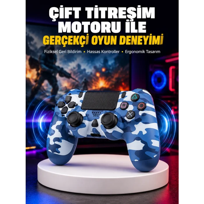 Titreşim Motorlu Oyun Kolu – Gerçekçi Geri Bildirim ve Etkileşim