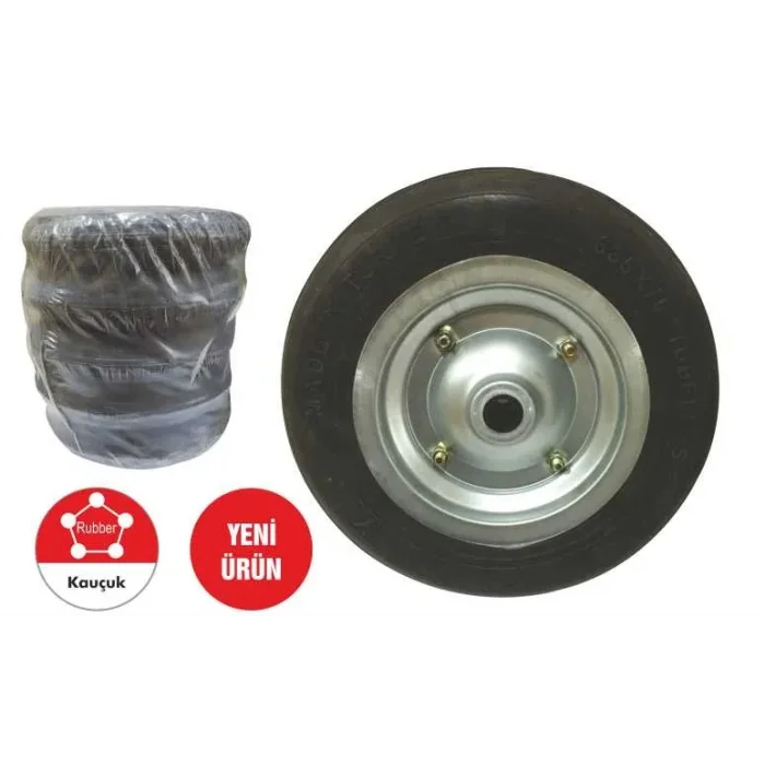 TKR 001 El Arabası Tekeri Dolgu Teker Burçlu