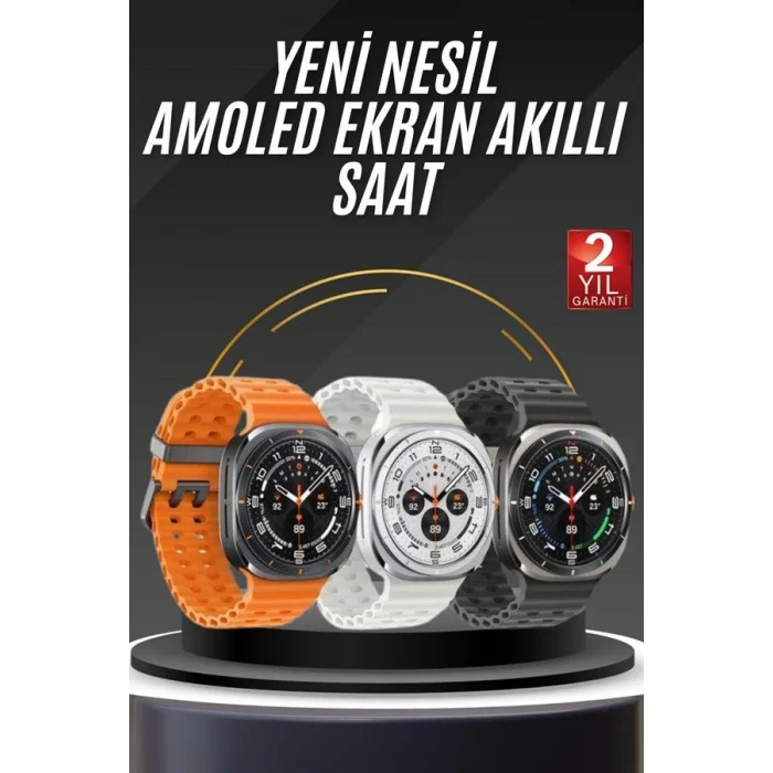 Tüm Telefonlara Uyumlu Akıllı Saat Uyku ve Sağlık Takibi Nabız Ölçer Adım sayar