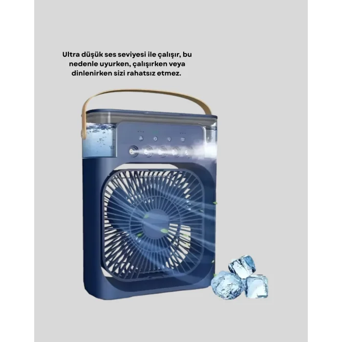 Turbo Fan Teknolojili Sessiz ve Güçlü Soğutma Masası Vantilatör
