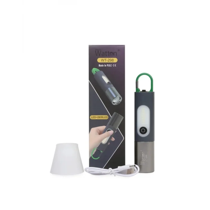 TYPE-C GİRİŞLİ 750 Lümen Şarjlı Kamp Lambası Wt-298