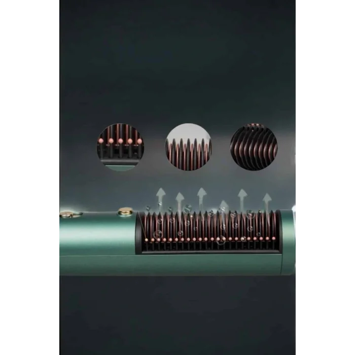 Üflemeli Fön Tarak Düzleştirici Seramik Kaplama Elektriklenme Karşıtı