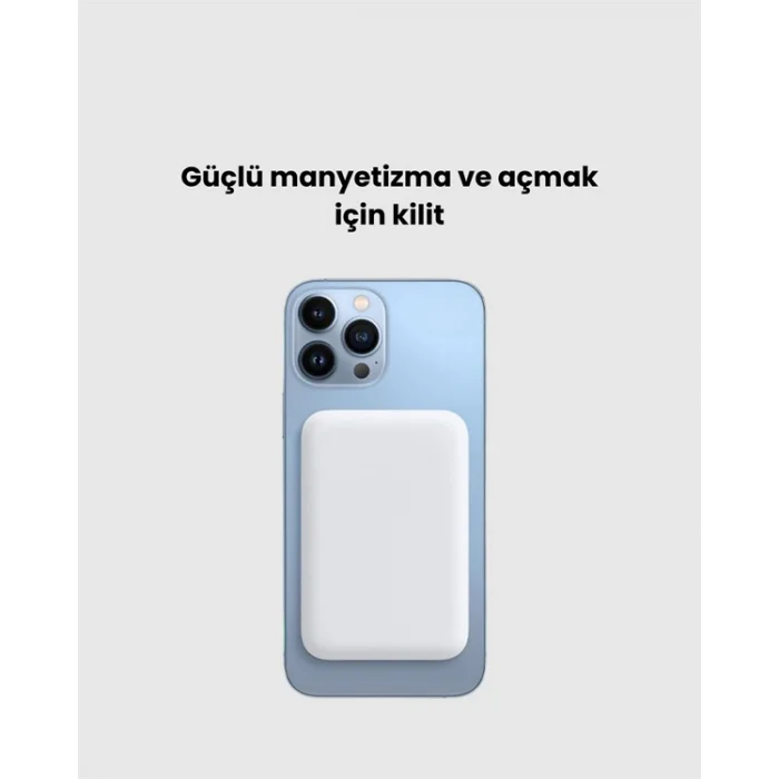 Ultra Kompakt ve Güçlü – MagSafe Powerbank 10000 mAh ile Kablosuz Şarj Deneyimi