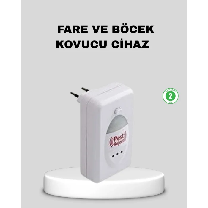 Ultrasonik Haşere Kovucu Cihaz – Sessiz, Kimyasalsız ve Etkili Koruma