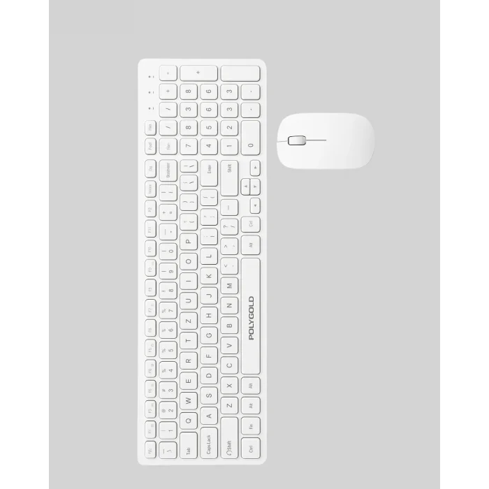 USB Alıcılı Kablosuz Klavye Mouse - Geniş Uyumluluk, Sessiz Tuşlar