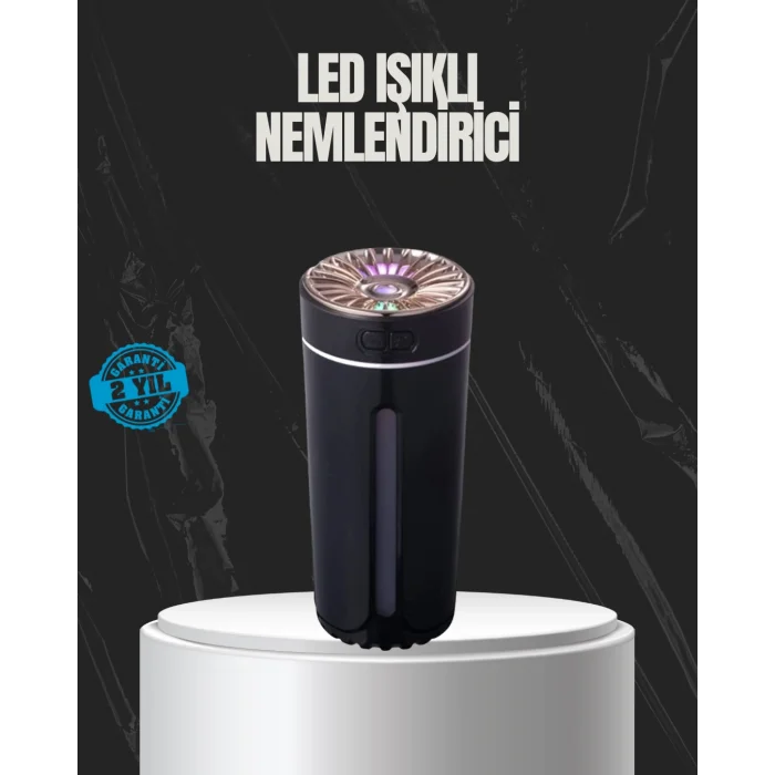 USB Aromaterapi Difüzör Ultrasonik Hava Nemlendirici LED Gece Lambalı