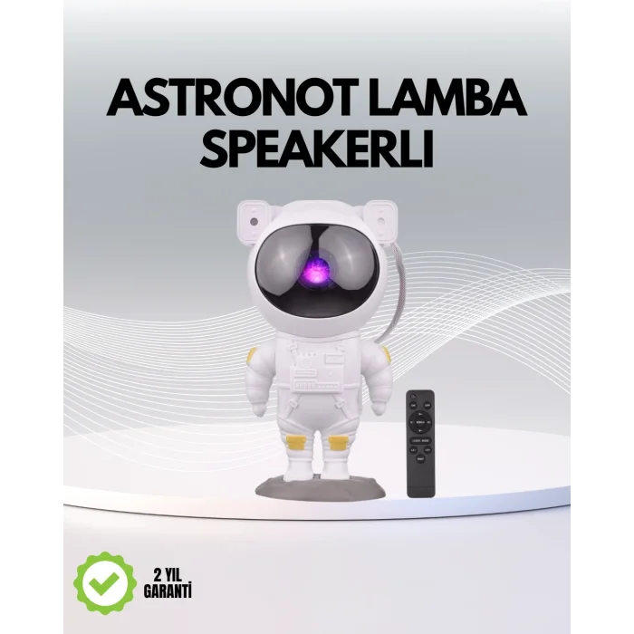USB Güç Bağlantılı Çok Fonksiyonlu Astronot Gece Lambası