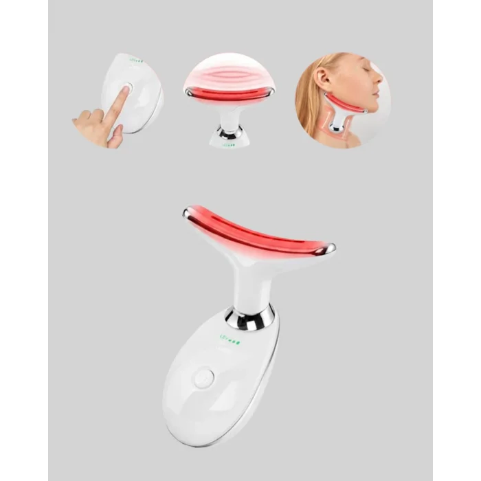 USB Şarjlı LED Işık Terapili Yüz Boyun Bakım Cihazı