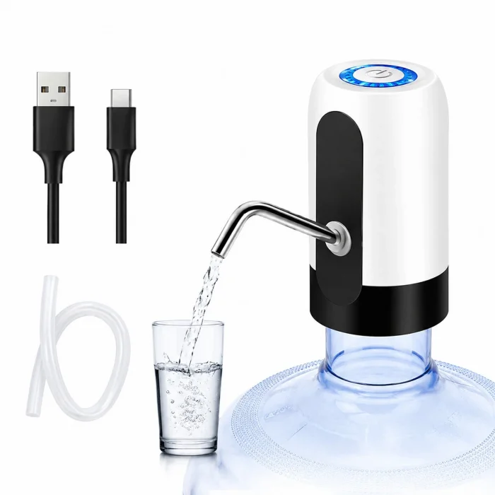 USB ŞARJLI - OTOMATİK DAMACANA SU POMPASI 4W - 800mAH İ11-071 (5047)
