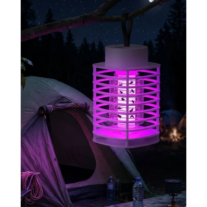 UV Işıklı Elektrikli Sinek Öldürücü Şarjlı Sessiz Çalışma Geniş Alan Etkili