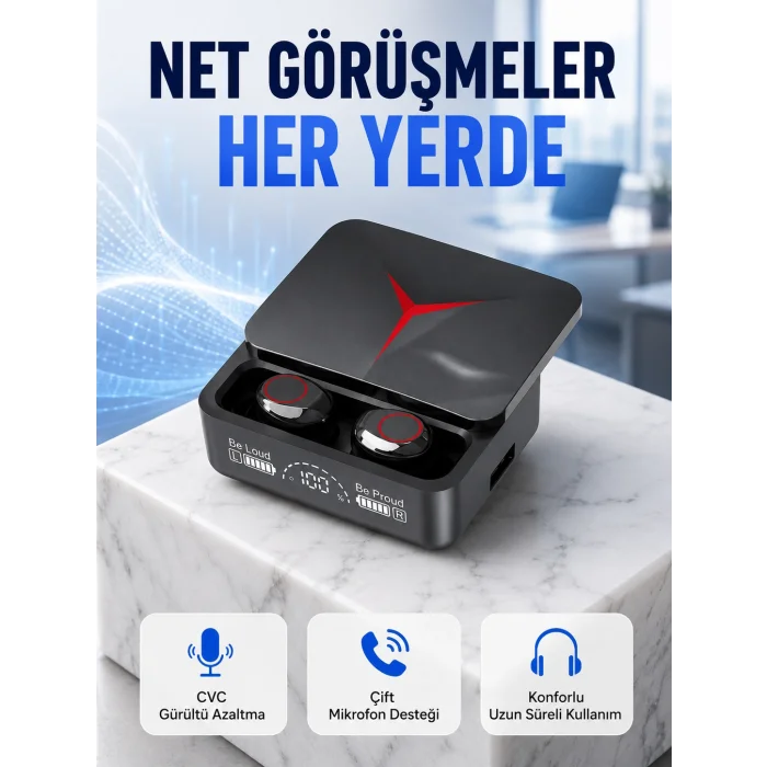 Uzun Pil Ömürlü Bluetooth Kulaklık – Spor ve Günlük Kullanım İçin Uygun Yeni Nesil