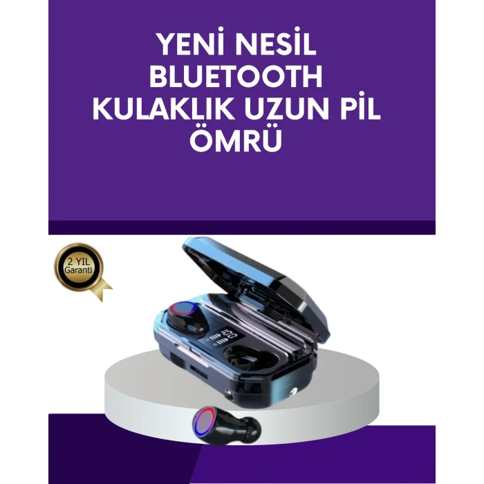 Uzun Pil Ömürlü Kablosuz Kulaklık – 4 Saat Kesintisiz Kullanım