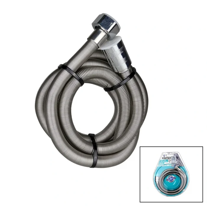 VAKUMLU   METAL YAYLI  DUŞ HORTUMU VAKUMLU 150CM (5047)