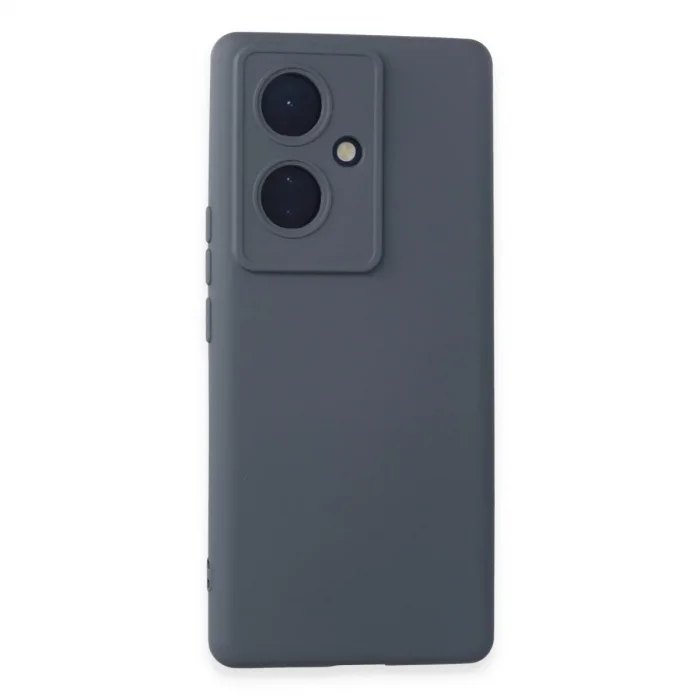 Vivo V29 Lite Kılıf Nano İçi Kadife Silikon - Gri