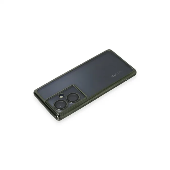 Vivo V29 Lite Kılıf Razer Lensli Silikon - Yeşil