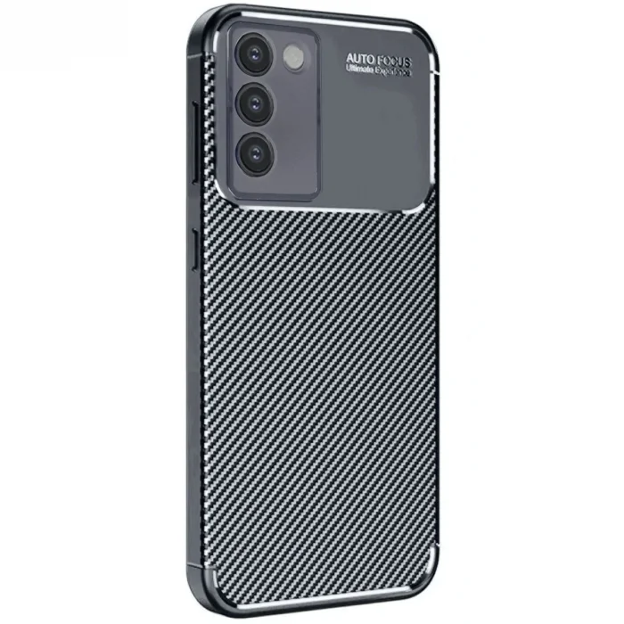Vivo V30 Lite 4g Kılıf Auto Focus Karbon Kapak - Siyah