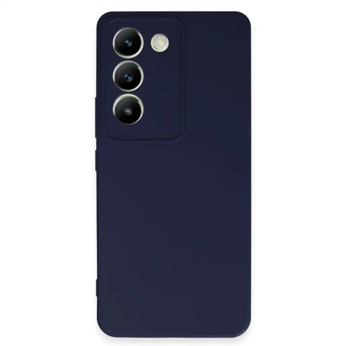 Vivo V30 Lite 4g Kılıf First Silikon - Lacivert