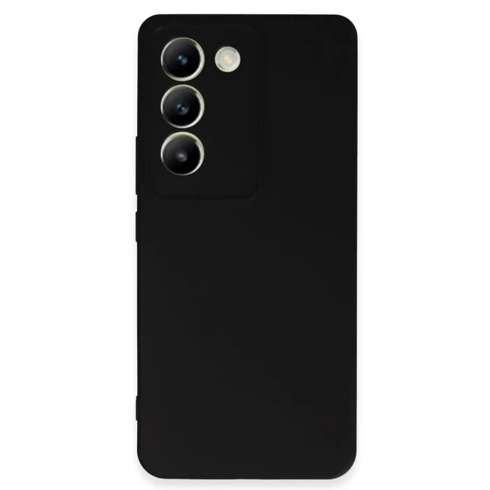 Vivo V30 Lite 4g Kılıf First Silikon - Siyah
