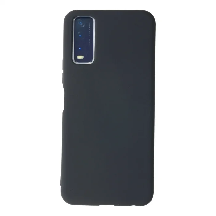 Vivo Y11s Kılıf Nano İçi Kadife Silikon - Gri