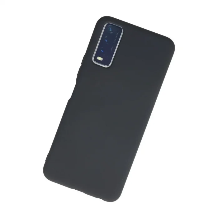 Vivo Y11s Kılıf Nano İçi Kadife Silikon - Gri
