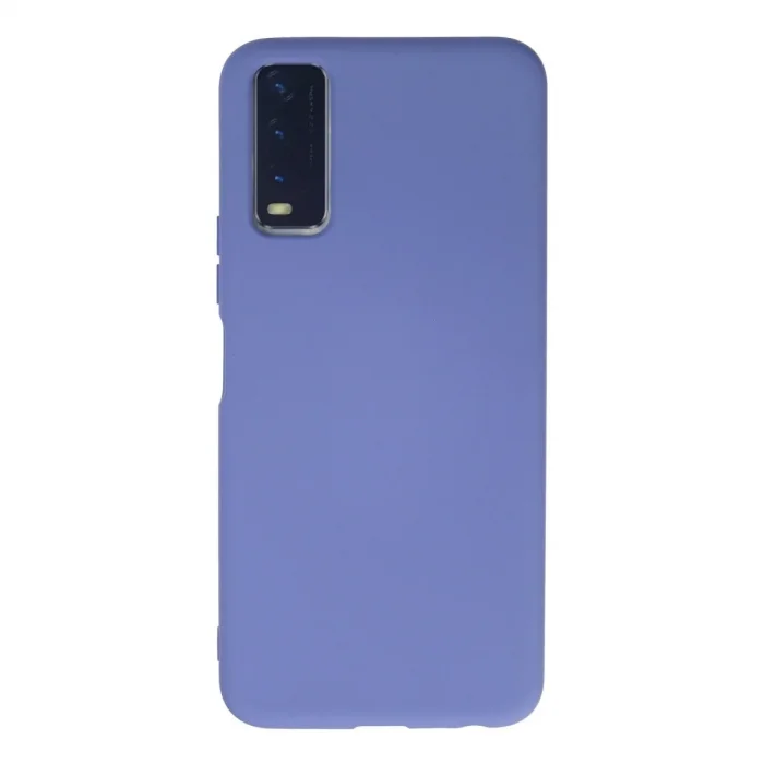 Vivo Y11s Kılıf Nano İçi Kadife Silikon - Lila