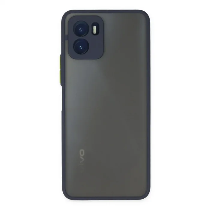 Vivo Y15s Kılıf Montreal Silikon Kapak - Lacivert