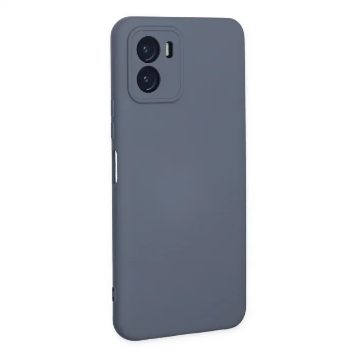 Vivo Y15s Kılıf Nano İçi Kadife Silikon - Gri