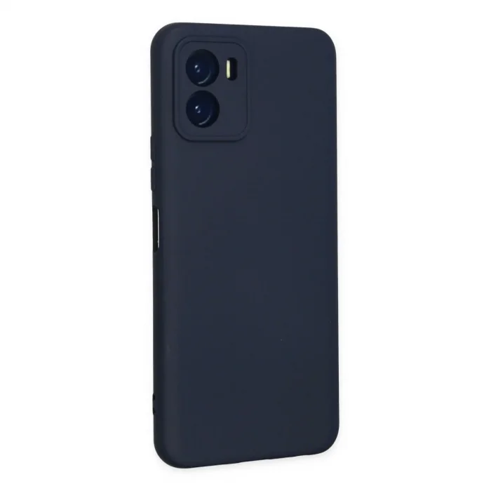 Vivo Y15s Kılıf Nano İçi Kadife Silikon - Lacivert