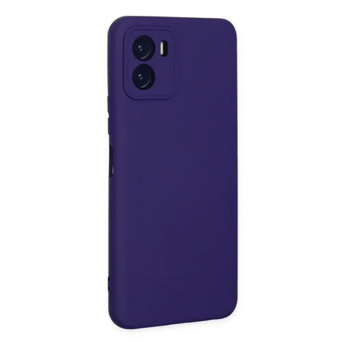 Vivo Y15s Kılıf Nano İçi Kadife Silikon - Mor