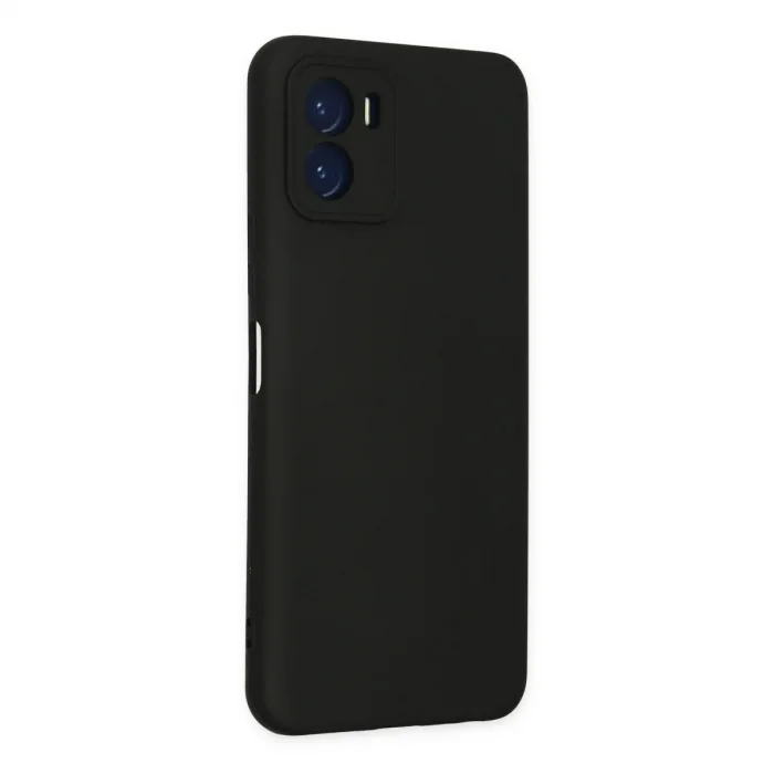 Vivo Y15s Kılıf Nano İçi Kadife Silikon - Siyah