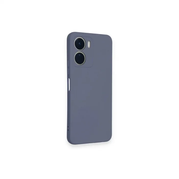 Vivo Y16 Kılıf Nano İçi Kadife Silikon - Gri