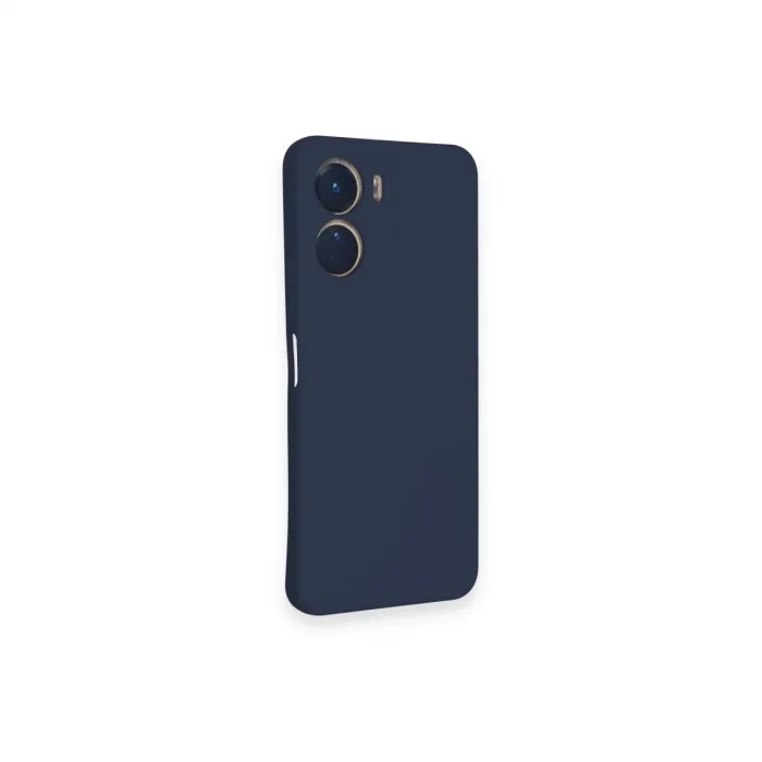 Vivo Y16 Kılıf Nano İçi Kadife Silikon - Lacivert