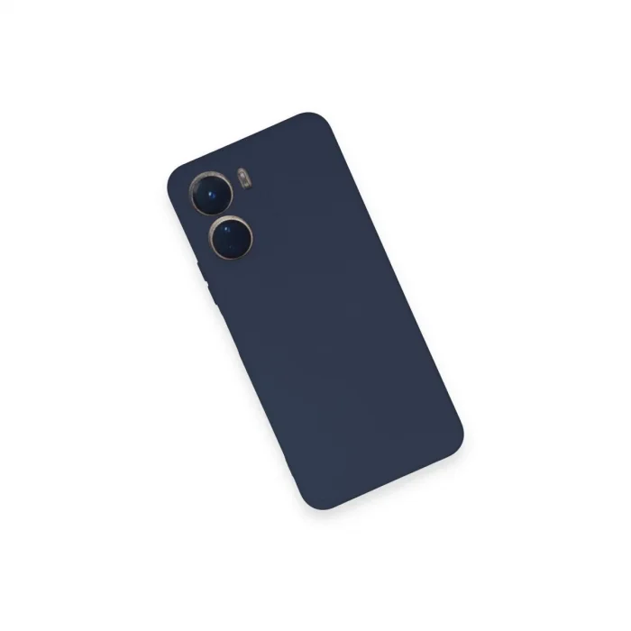 Vivo Y16 Kılıf Nano İçi Kadife Silikon - Lacivert