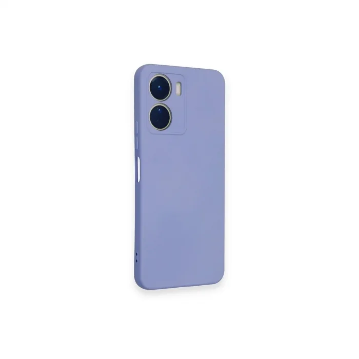 Vivo Y16 Kılıf Nano İçi Kadife Silikon - Lila