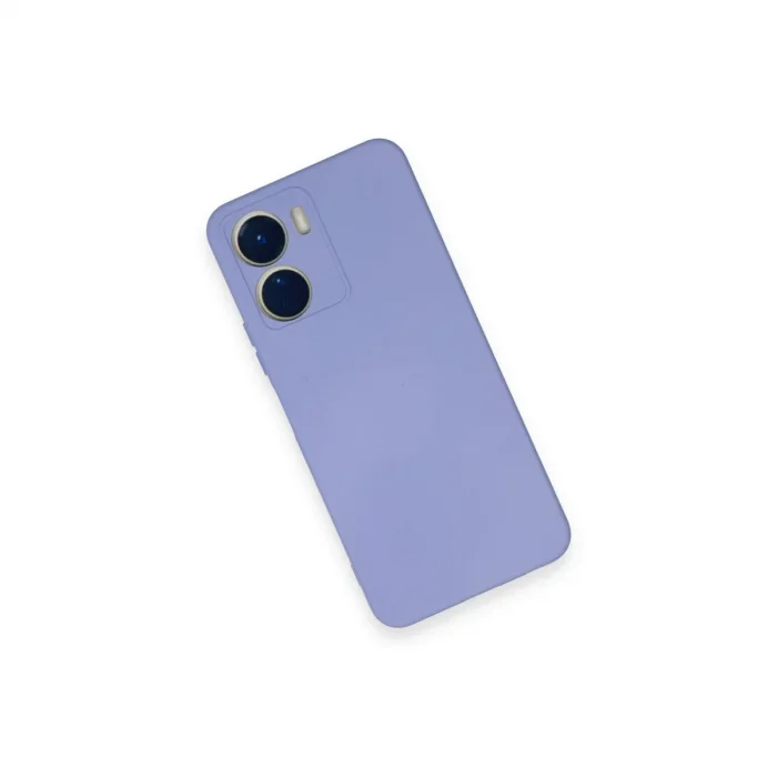 Vivo Y16 Kılıf Nano İçi Kadife Silikon - Lila