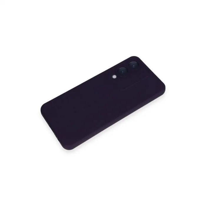 Vivo Y17s Kılıf Nano İçi Kadife Silikon - Mor