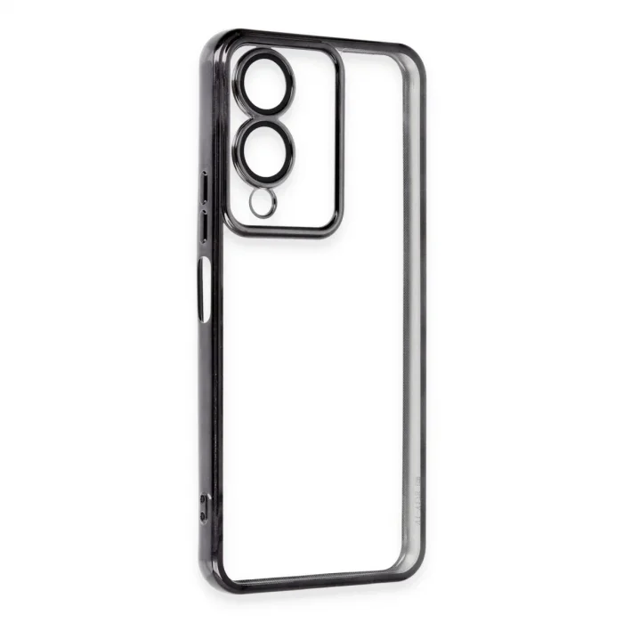Vivo Y17s Kılıf Razer Lensli Silikon - Siyah