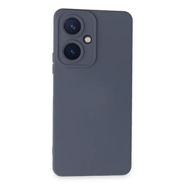 Vivo Y27 Kılıf Nano İçi Kadife Silikon - Gri