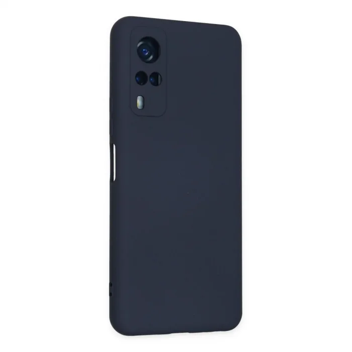 Vivo Y53s Kılıf Nano İçi Kadife Silikon - Lacivert
