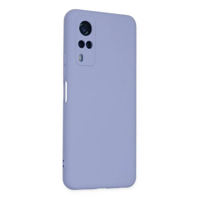 Vivo Y53s Kılıf Nano İçi Kadife Silikon - Lila