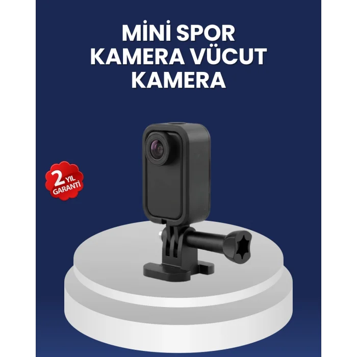 Vlog, Seyahat ve Günlük Video Çekimleri İçin Mini Kamera