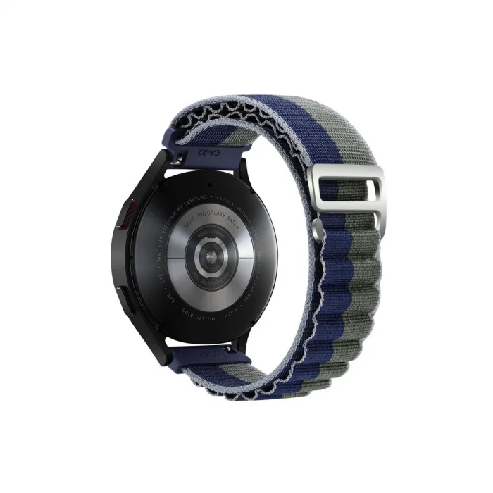 Watch 20mm Kr410 Kumaş Kordon (saat Değildir) - Lacivert-yeşil