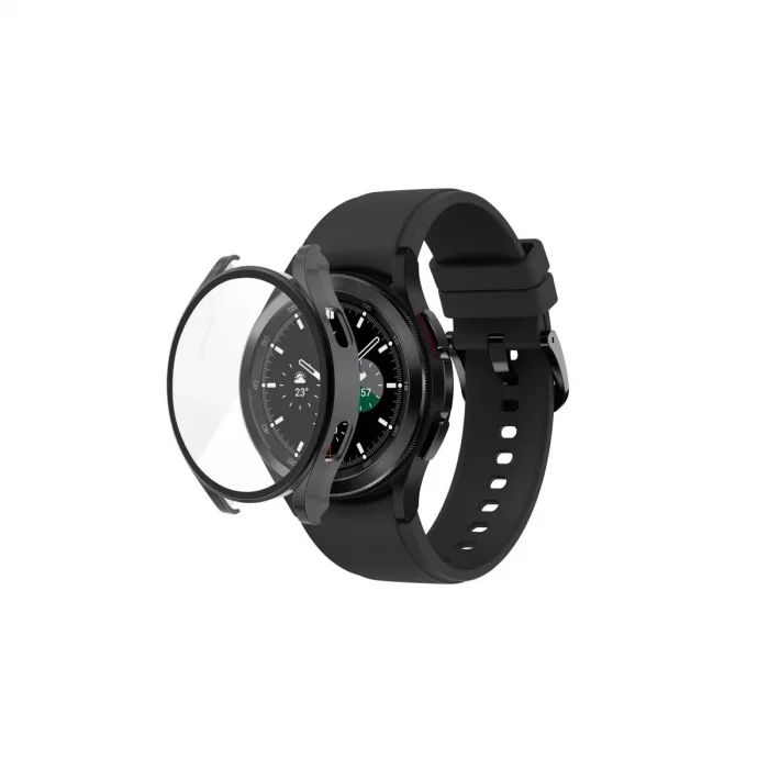 Watch 5 40mm Wall Camlı Kasa Ekran Koruyucu - Siyah