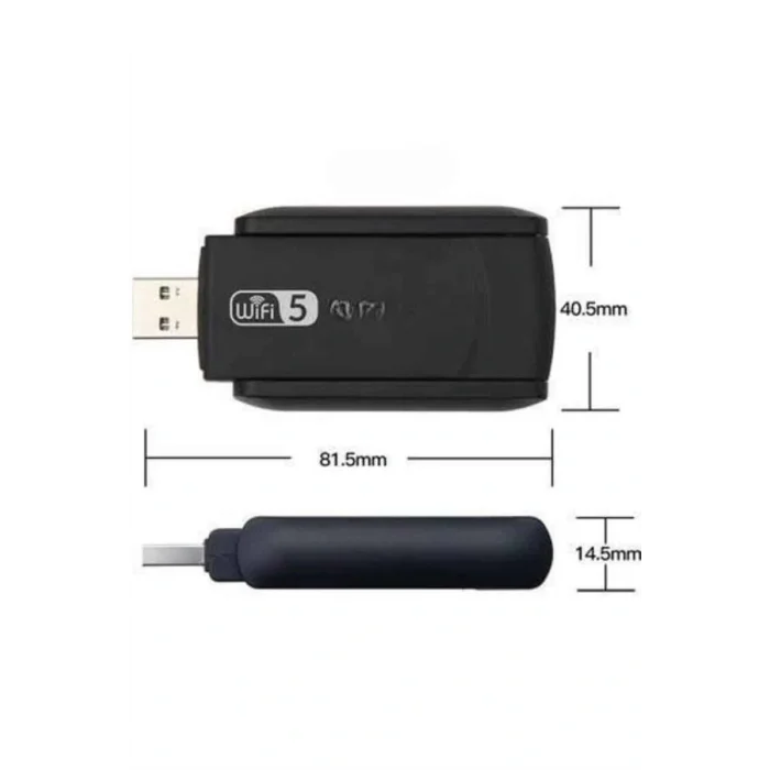 Wifi Alıcı Dual Band Usb 3.0 Adaptör Kablosuz Windows 7/8/10/11
